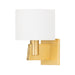 Hudson Valley Canada - One Light Wall Sconce - Brampton - Aged Brass- Union Lighting Luminaires Decor