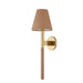 Hudson Valley Canada - One Light Wall Sconce - Lindenwood - Aged Brass- Union Lighting Luminaires Decor