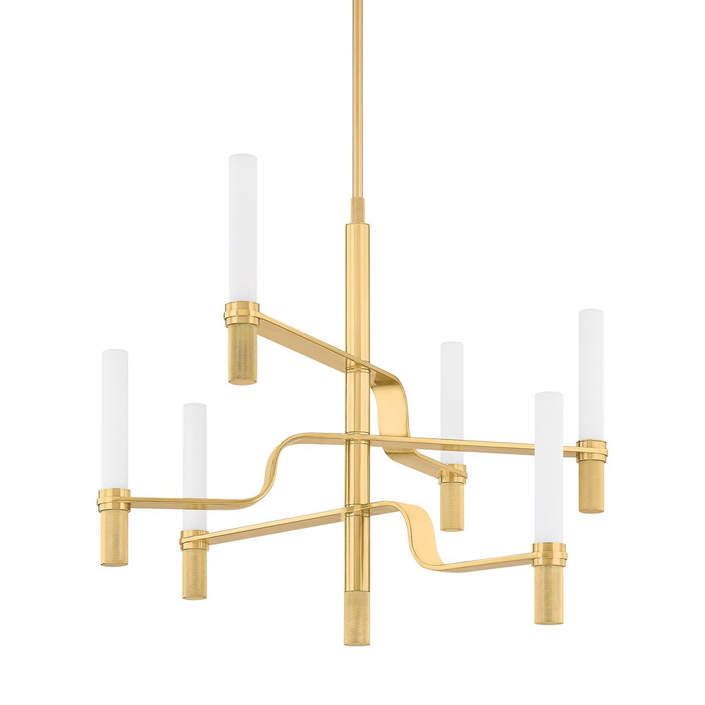 Hudson Valley Canada - LED Chandelier - Allentown - Aged Brass- Union Lighting Luminaires Decor