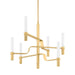 Hudson Valley Canada - LED Chandelier - Allentown - Aged Brass- Union Lighting Luminaires Decor