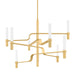 Hudson Valley Canada - LED Chandelier - Allentown - Aged Brass- Union Lighting Luminaires Decor