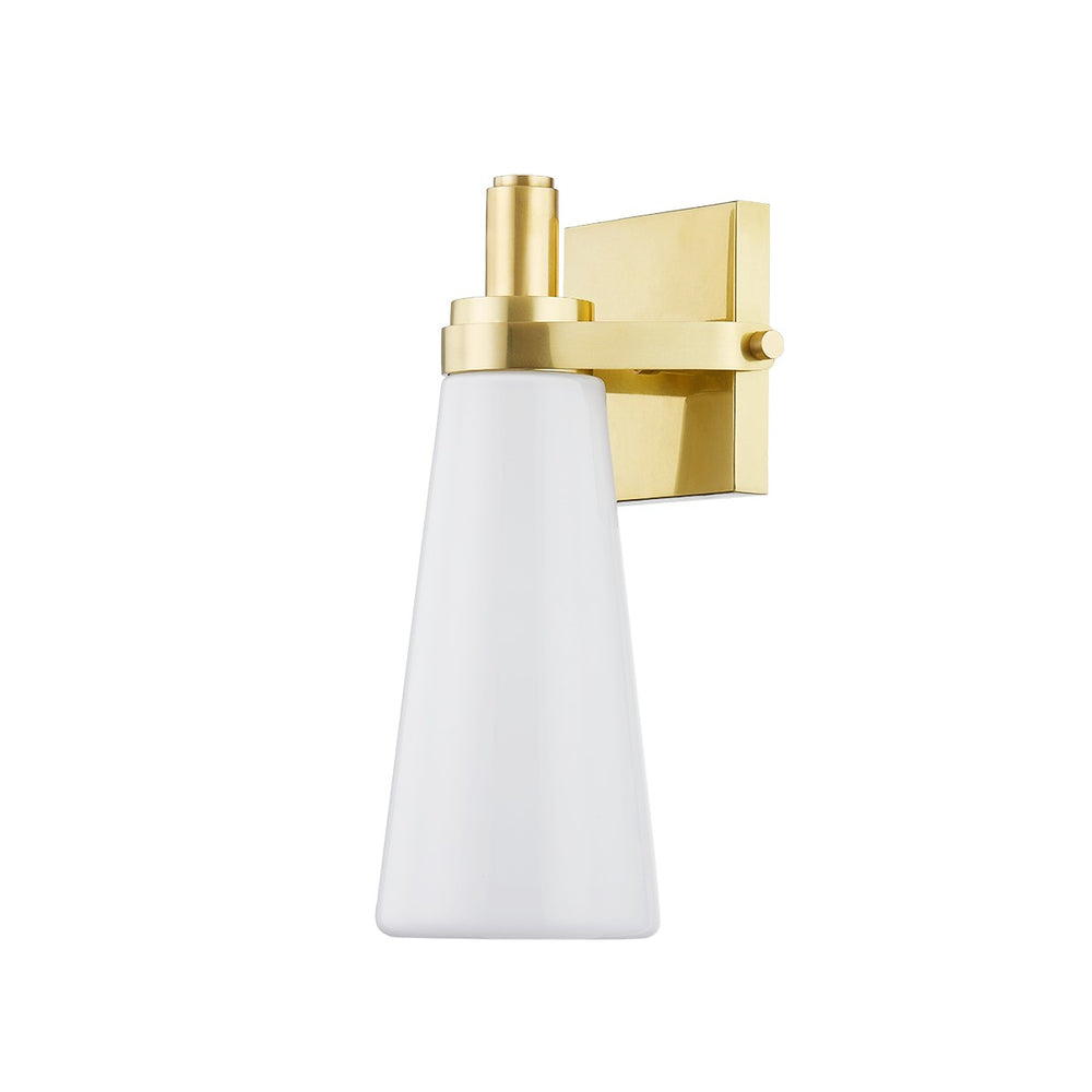 Hudson Valley Canada - One Light Wall Sconce - Trude - Aged Brass- Union Lighting Luminaires Decor