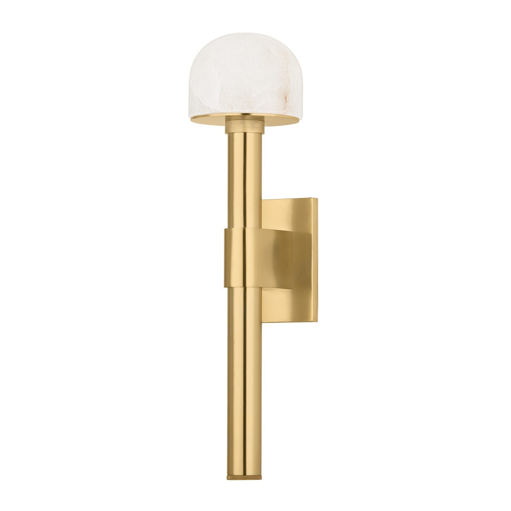 Hudson Valley Canada - One Light Wall Sconce - Bellvale - Aged Brass- Union Lighting Luminaires Decor