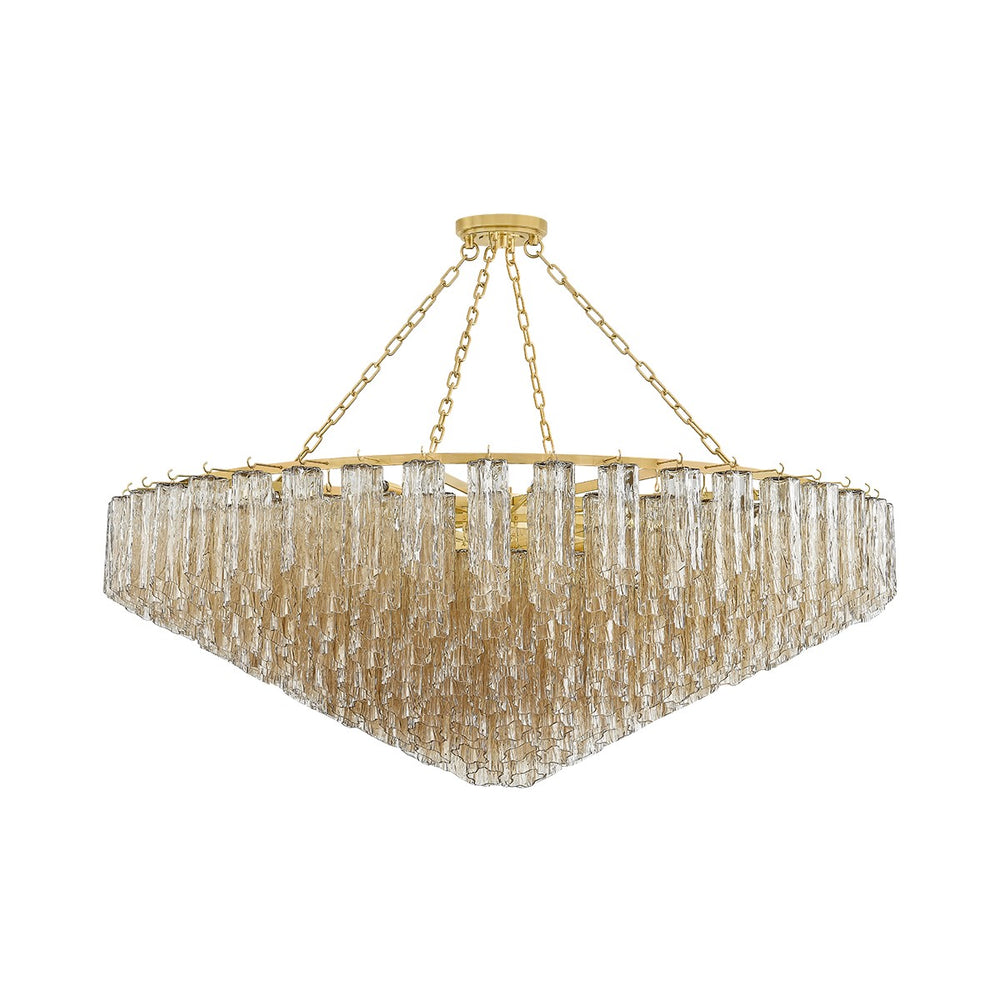 Hudson Valley Canada - 33 Light Chandelier - Watertown - Aged Brass- Union Lighting Luminaires Decor