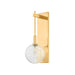 Hudson Valley Canada - One Light Wall Sconce - Onteora - Aged Brass- Union Lighting Luminaires Decor