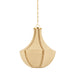 Hudson Valley Canada - Three Light Pendant - Cascade Lake - Aged Brass- Union Lighting Luminaires Decor