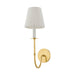 Hudson Valley Canada - One Light Wall Sconce - Amina - Aged Brass- Union Lighting Luminaires Decor