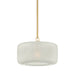 Hudson Valley Canada - One Light Pendant - Beechurst - Aged Brass- Union Lighting Luminaires Decor