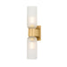 Hudson Valley Canada - Two Light Wall Sconce - Irondale - Aged Brass- Union Lighting Luminaires Decor