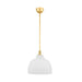 Hudson Valley Canada - One Light Pendant - Oberon - Aged Brass- Union Lighting Luminaires Decor