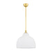 Hudson Valley Canada - One Light Pendant - Oberon - Aged Brass- Union Lighting Luminaires Decor