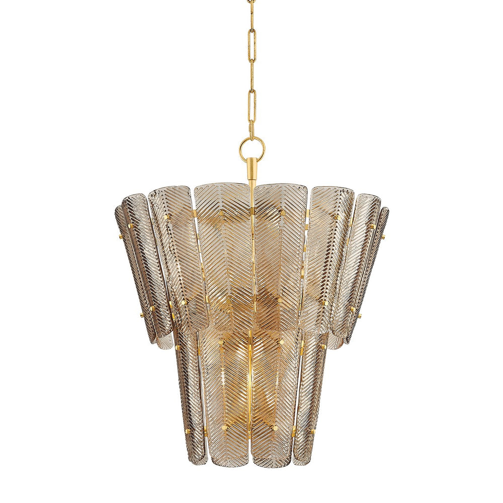 Hudson Valley Canada - Ten Light Chandelier - Cassian - Vintage Gold Leaf- Union Lighting Luminaires Decor
