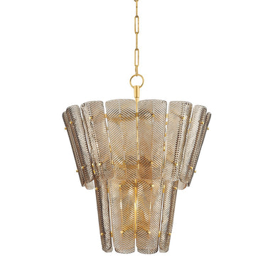 Hudson Valley Canada - Ten Light Chandelier - Cassian - Vintage Gold Leaf- Union Lighting Luminaires Decor