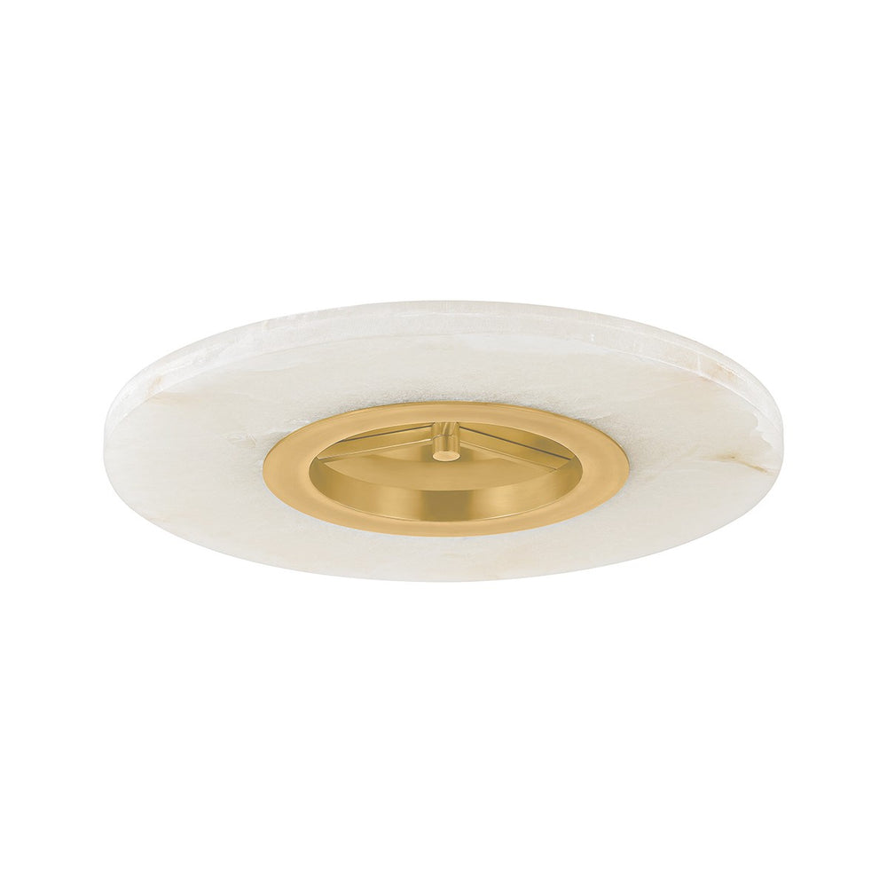 Hudson Valley Canada - LED Semi Flush Mount - Alto - Aged Brass- Union Lighting Luminaires Decor