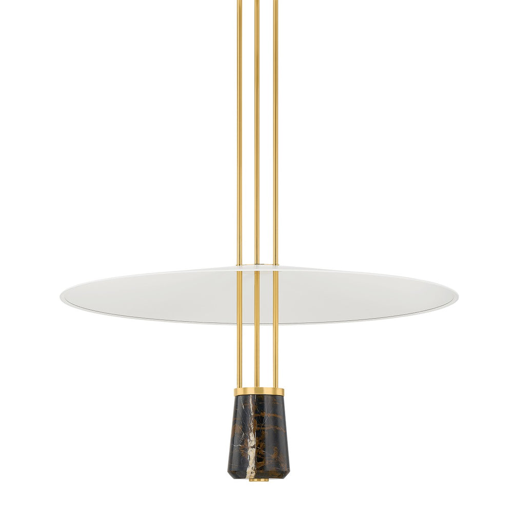 Hudson Valley Canada - LED Pendant - Barnegat - Aged Brass/Soft White- Union Lighting Luminaires Decor