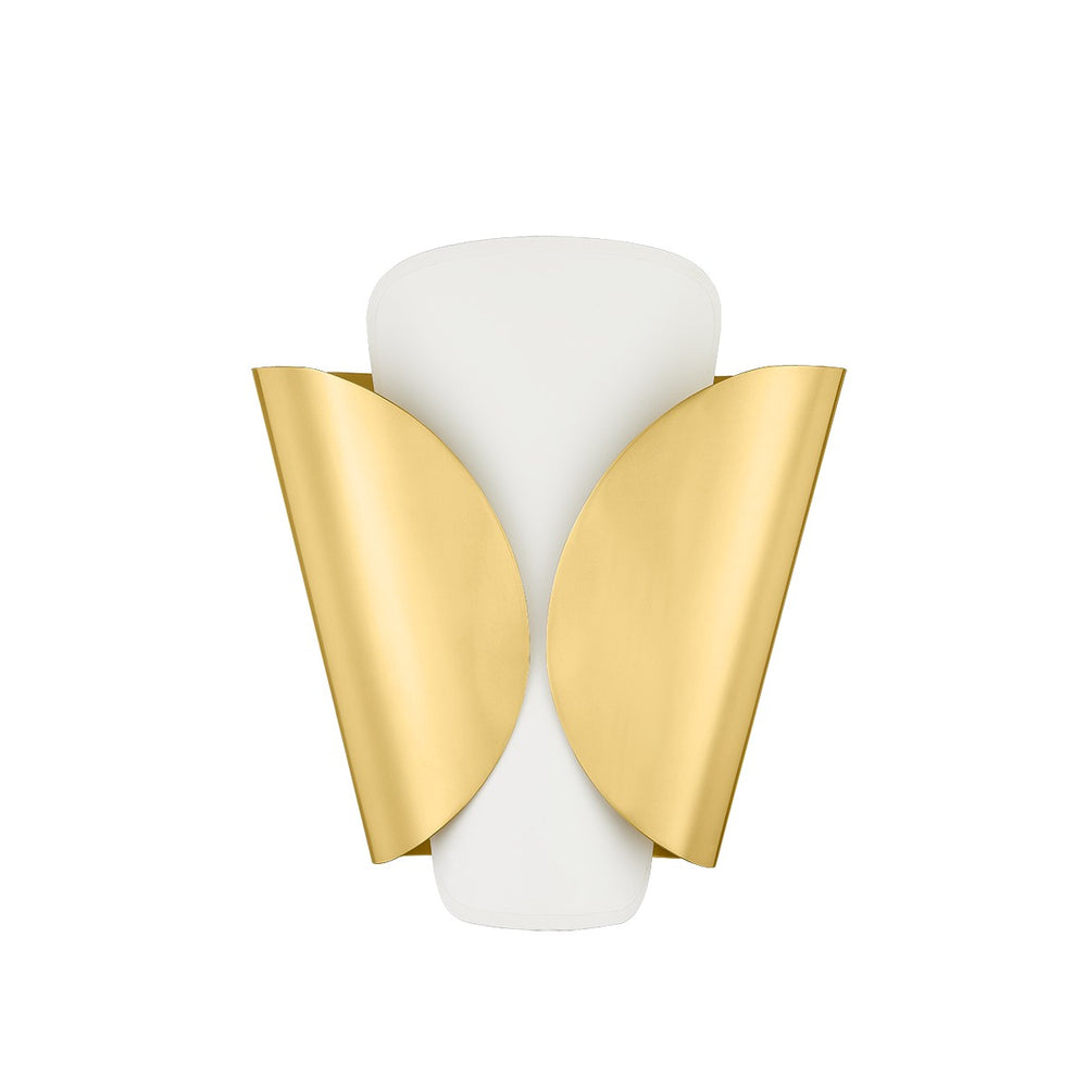 Hudson Valley Canada - One Light Wall Sconce - Savoie - Aged Brass- Union Lighting Luminaires Decor