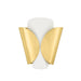 Hudson Valley Canada - One Light Wall Sconce - Savoie - Aged Brass- Union Lighting Luminaires Decor