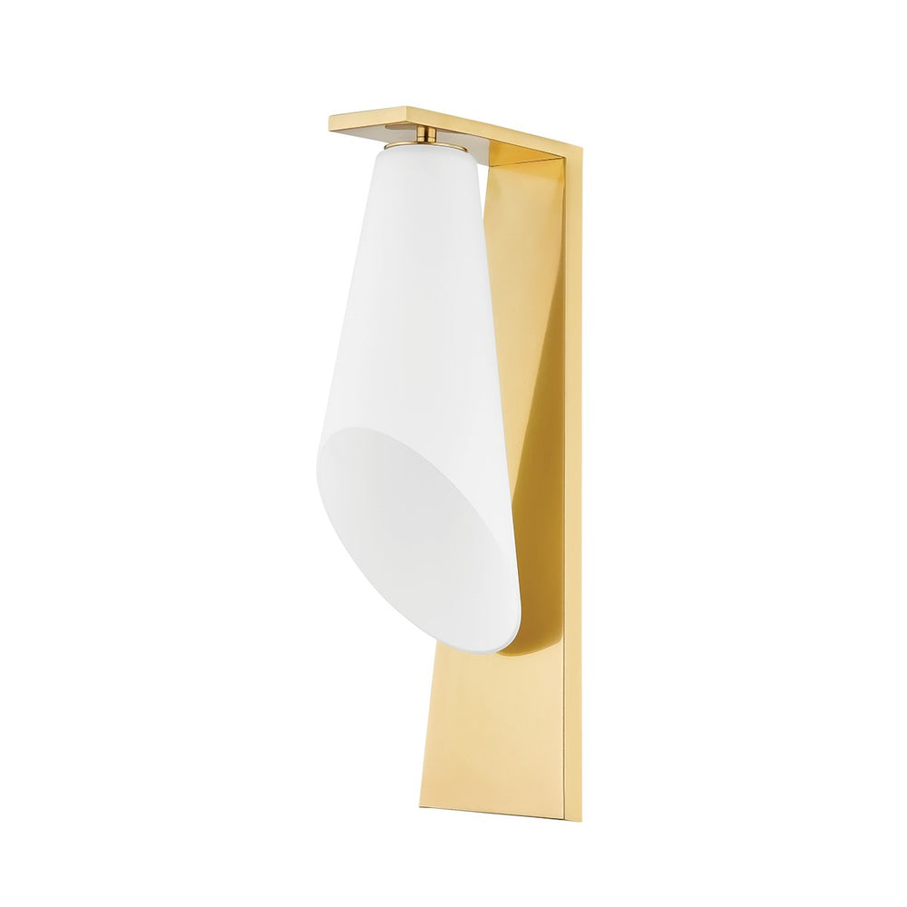 Hudson Valley Canada - One Light Wall Sconce - Andros - Aged Brass- Union Lighting Luminaires Decor