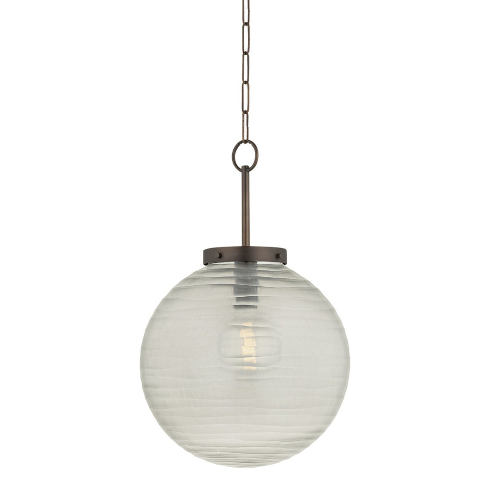 Hudson Valley Canada - One Light Pendant - Falls Mills - Distressed Bronze- Union Lighting Luminaires Decor