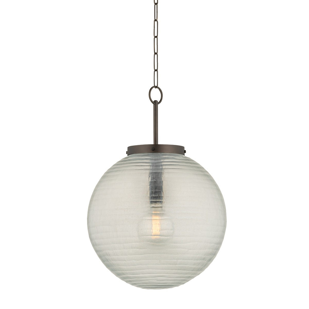 Hudson Valley Canada - One Light Pendant - Falls Mills - Distressed Bronze- Union Lighting Luminaires Decor