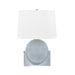 Hudson Valley Canada - One Light Table Lamp - Leeston - Aged Brass/Ceramic Reactive Slate- Union Lighting Luminaires Decor