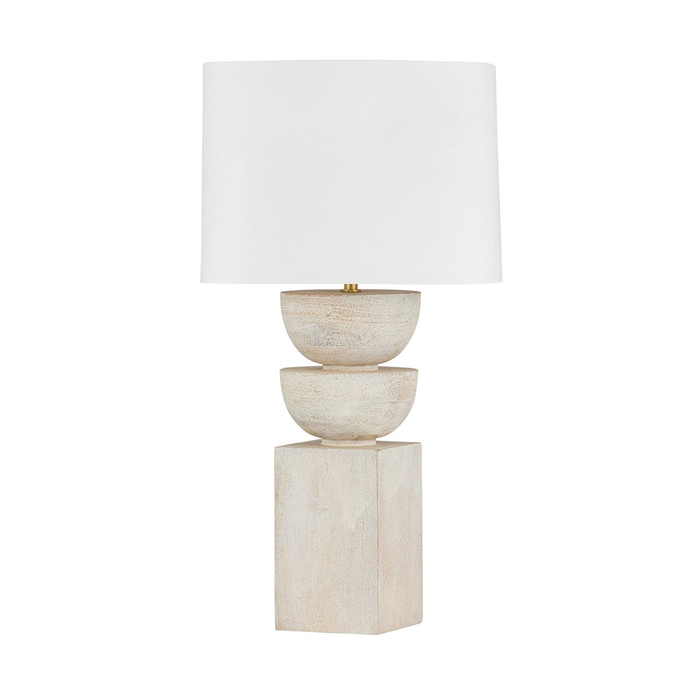 Hudson Valley Canada - One Light Table Lamp - Gardiner - Aged Brass- Union Lighting Luminaires Decor