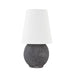 Hudson Valley Canada - LED Table Lamp - Ulsterville - Aged Brass/Ceramic Greystone- Union Lighting Luminaires Decor
