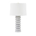 Hudson Valley Canada - One Light Table Lamp - Harwinton - Aged Brass/Ceramic Grey White- Union Lighting Luminaires Decor
