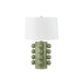 Hudson Valley Canada - One Light Table Lamp - Roselle - Aged Brass/Ceramic Moss Crackle- Union Lighting Luminaires Decor