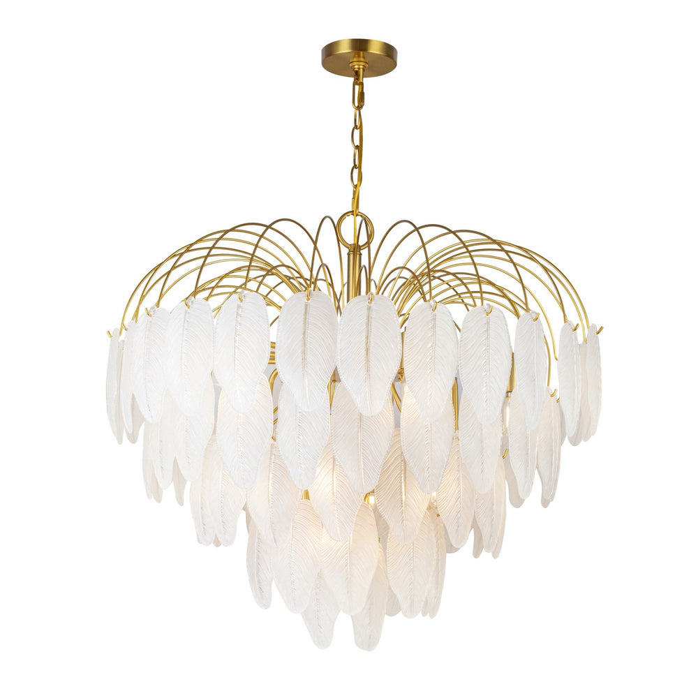 Artcraft Canada - 19 Light Chandelier - Alessia - Brushed Brass- Union Lighting Luminaires Decor