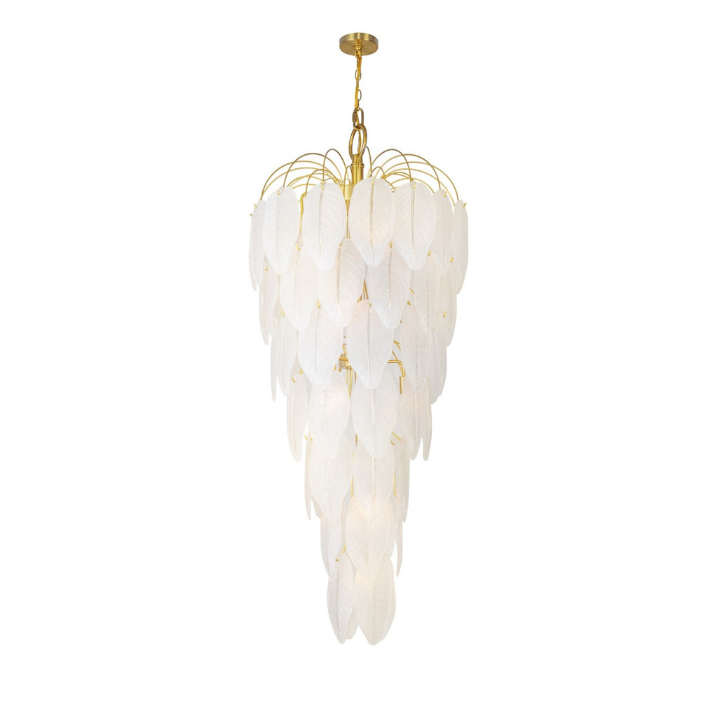 Artcraft Canada - 21 Light Chandelier - Alessia - Brushed Brass- Union Lighting Luminaires Decor