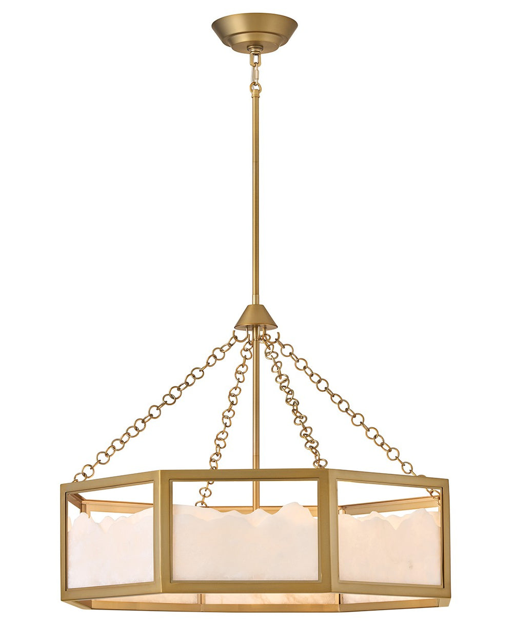 Fredrick Ramond Canada - LED Chandelier - Veleta - Lacquered Brass- Union Lighting Luminaires Decor