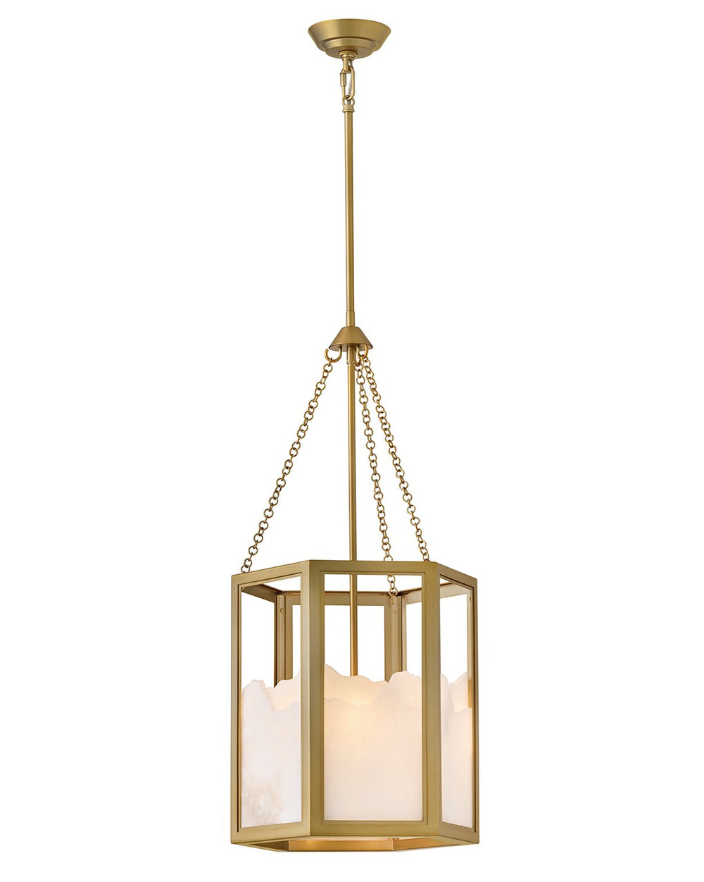 Fredrick Ramond Canada - LED Pendant - Veleta - Lacquered Brass- Union Lighting Luminaires Decor
