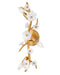 Fredrick Ramond Canada - LED Wall Sconce - Azalea - Distressed Brass- Union Lighting Luminaires Decor