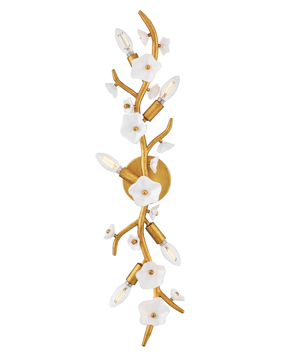 Fredrick Ramond Canada - LED Wall Sconce - Azalea - Distressed Brass- Union Lighting Luminaires Decor