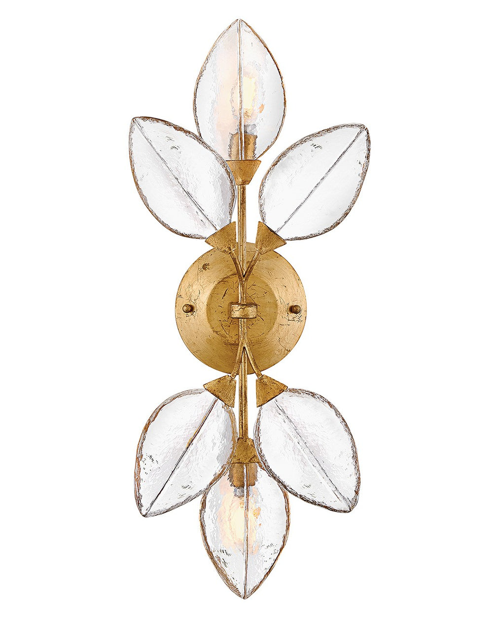 Fredrick Ramond Canada - LED Wall Sconce - Amira - Distressed Brass- Union Lighting Luminaires Decor