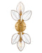 Fredrick Ramond Canada - LED Wall Sconce - Amira - Distressed Brass- Union Lighting Luminaires Decor