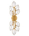 Fredrick Ramond Canada - LED Wall Sconce - Amira - Distressed Brass- Union Lighting Luminaires Decor