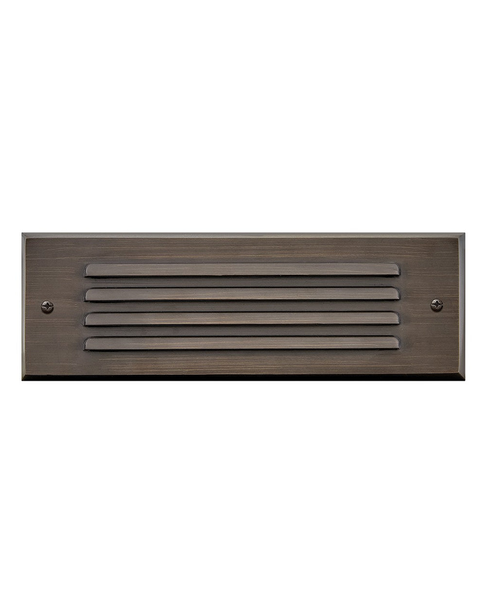 Hinkley Canada - LED Flush Step Light - Louvered Brick Light - Matte Bronze- Union Lighting Luminaires Decor