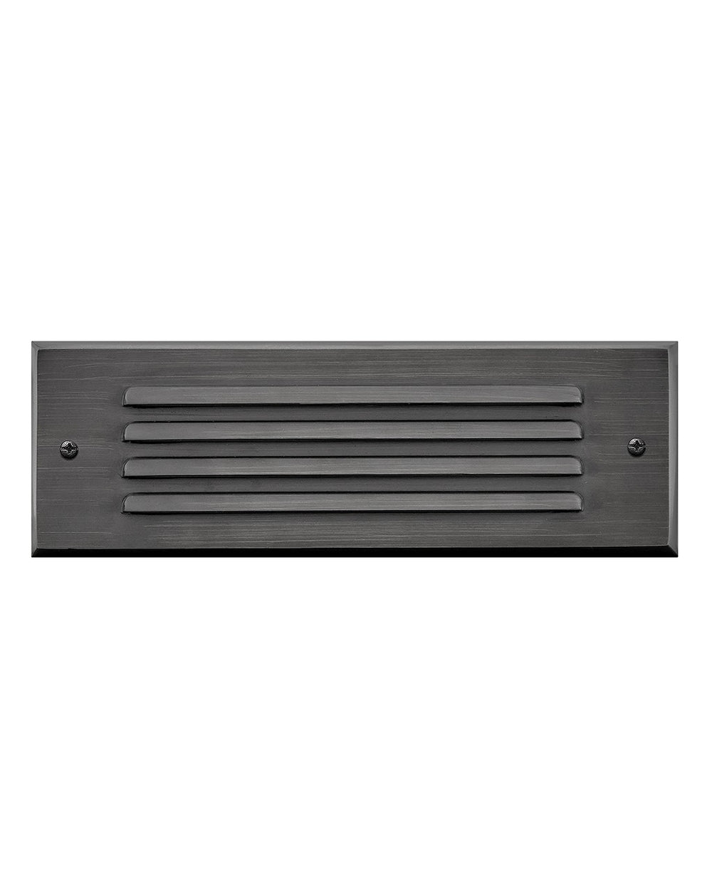 Hinkley Canada - LED Flush Step Light - Louvered Brick Light - Satin Black- Union Lighting Luminaires Decor