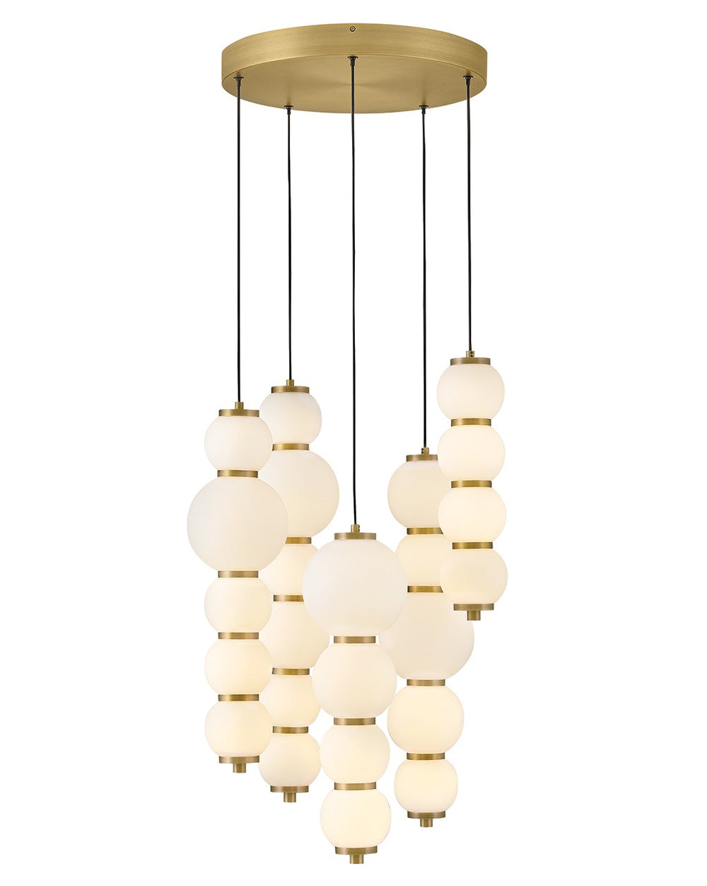 Hinkley Canada - LED Chandelier - Trigo - Lacquered Brass- Union Lighting Luminaires Decor