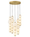Hinkley Canada - LED Chandelier - Trigo - Lacquered Brass- Union Lighting Luminaires Decor