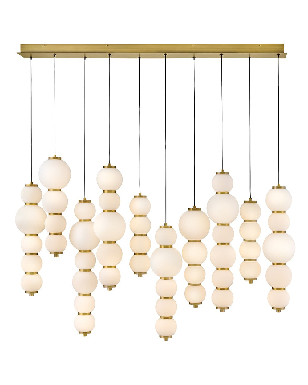 Hinkley Canada - LED Linear Pendant - Trigo - Lacquered Brass- Union Lighting Luminaires Decor