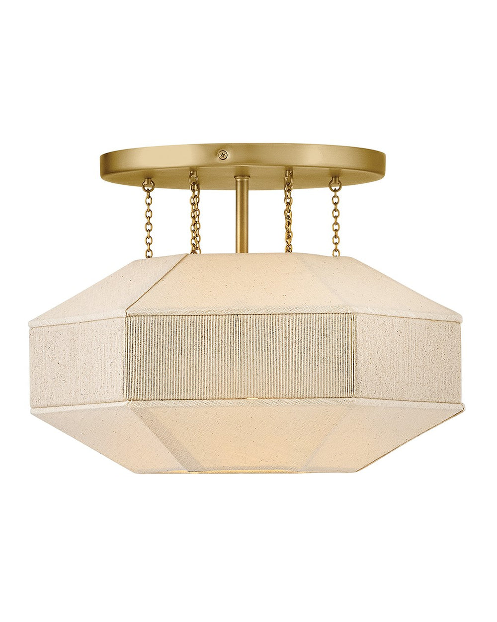 Hinkley Canada - LED Semi-Flush Mount - Lyla - Lacquered Brass- Union Lighting Luminaires Decor