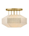 Hinkley Canada - LED Semi-Flush Mount - Lyla - Lacquered Brass- Union Lighting Luminaires Decor