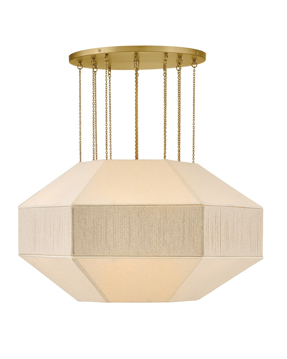 Hinkley Canada - LED Chandelier - Lyla - Lacquered Brass- Union Lighting Luminaires Decor