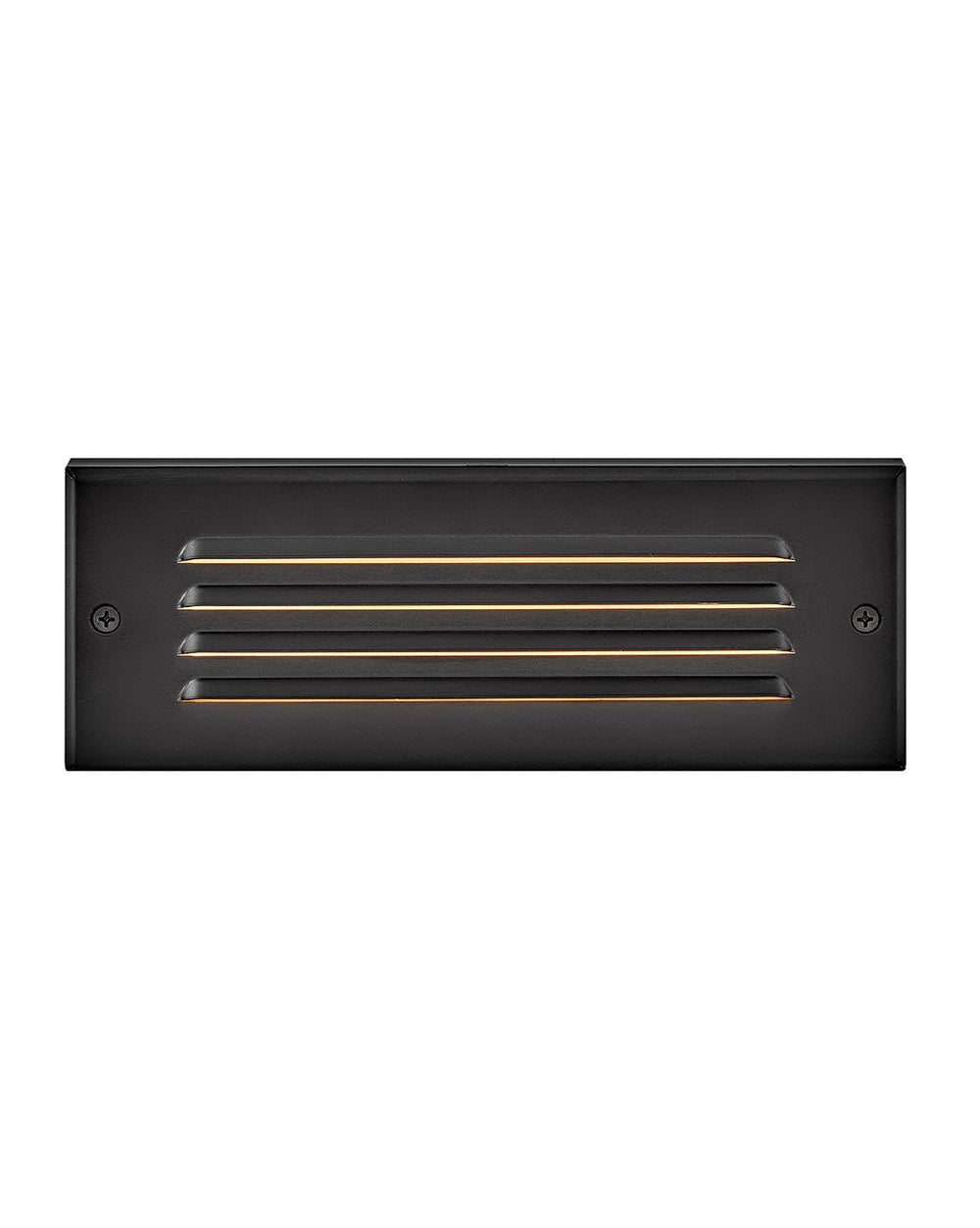 Hinkley Canada - LED Flush Step Light - Dash Louvered - Stainless Steel Black- Union Lighting Luminaires Decor