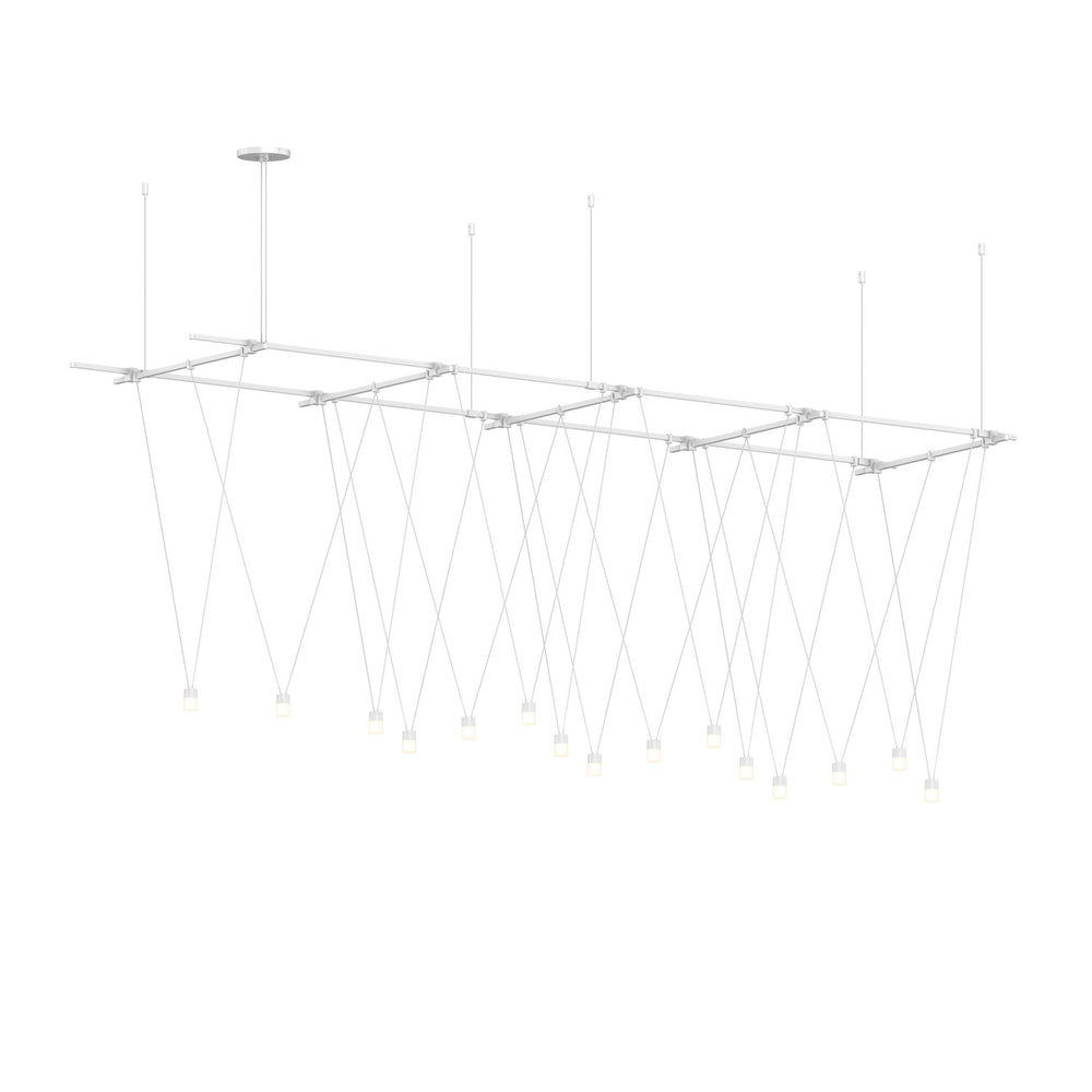 Sonneman Canada - Chandelier - Satin White- Union Lighting Luminaires Decor