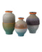 Currey and Company - Vase Set of 3 - Happy 80's - Orange/Beige/Pale Gray/Yellow/Blue- Union Lighting Luminaires Decor
