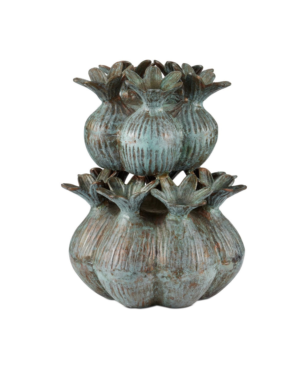 Currey and Company - Vase - Amsterdam - Verdigris- Union Lighting Luminaires Decor